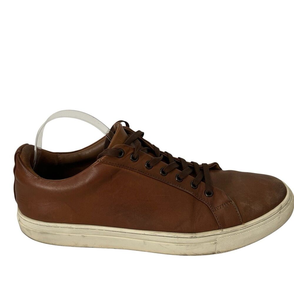 Thursday Men’s Everyday Premier Lowtop Leather Sneakers Brown Size US 13 Preppy